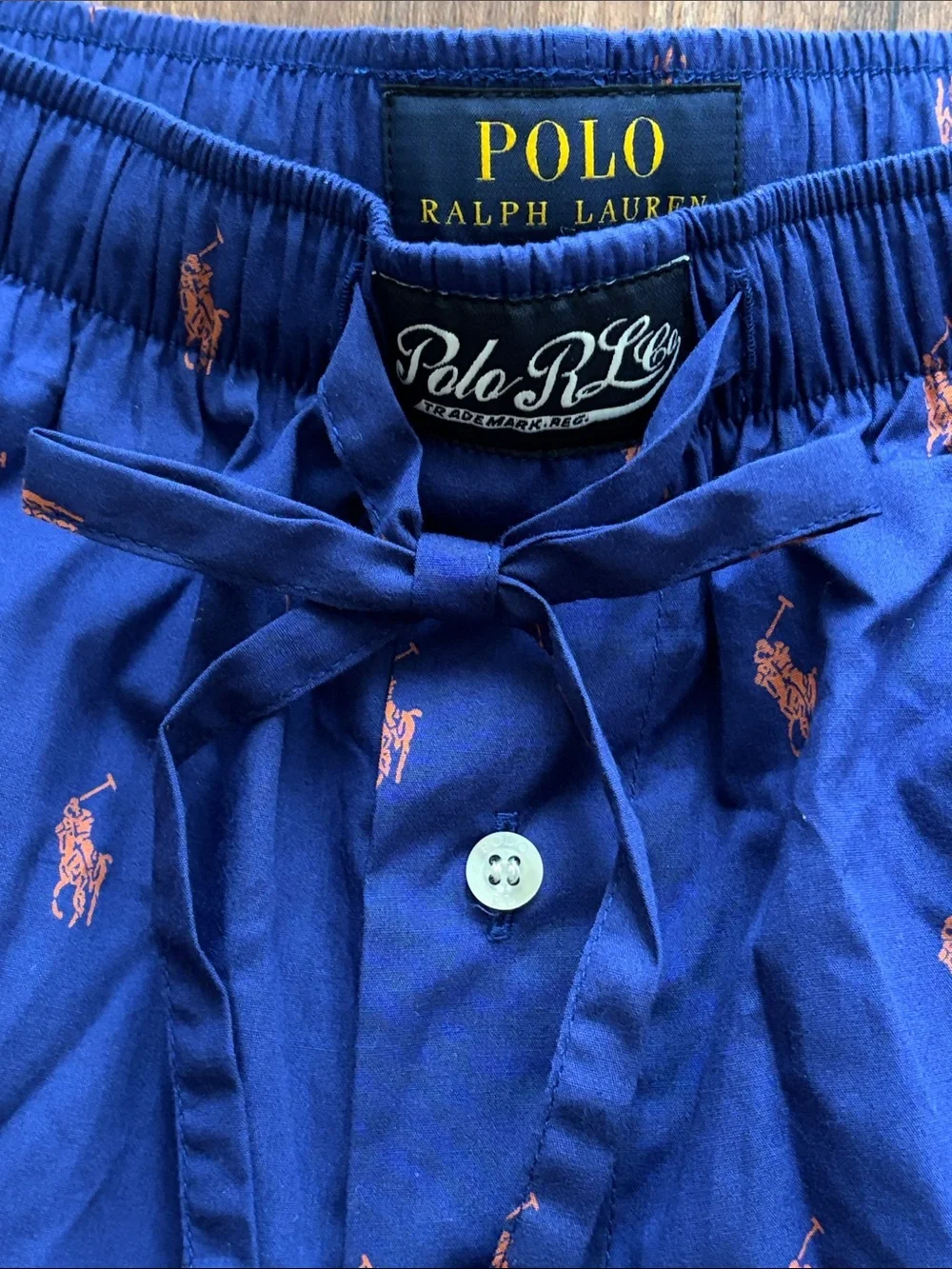 Polo Ralph Lauren Cotton Pajama Pant Pony Logo Blue Men’s Size S NWT